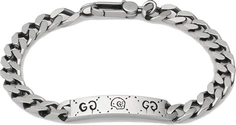 silber armband herren gucci|Herren Gucci Armbänder .